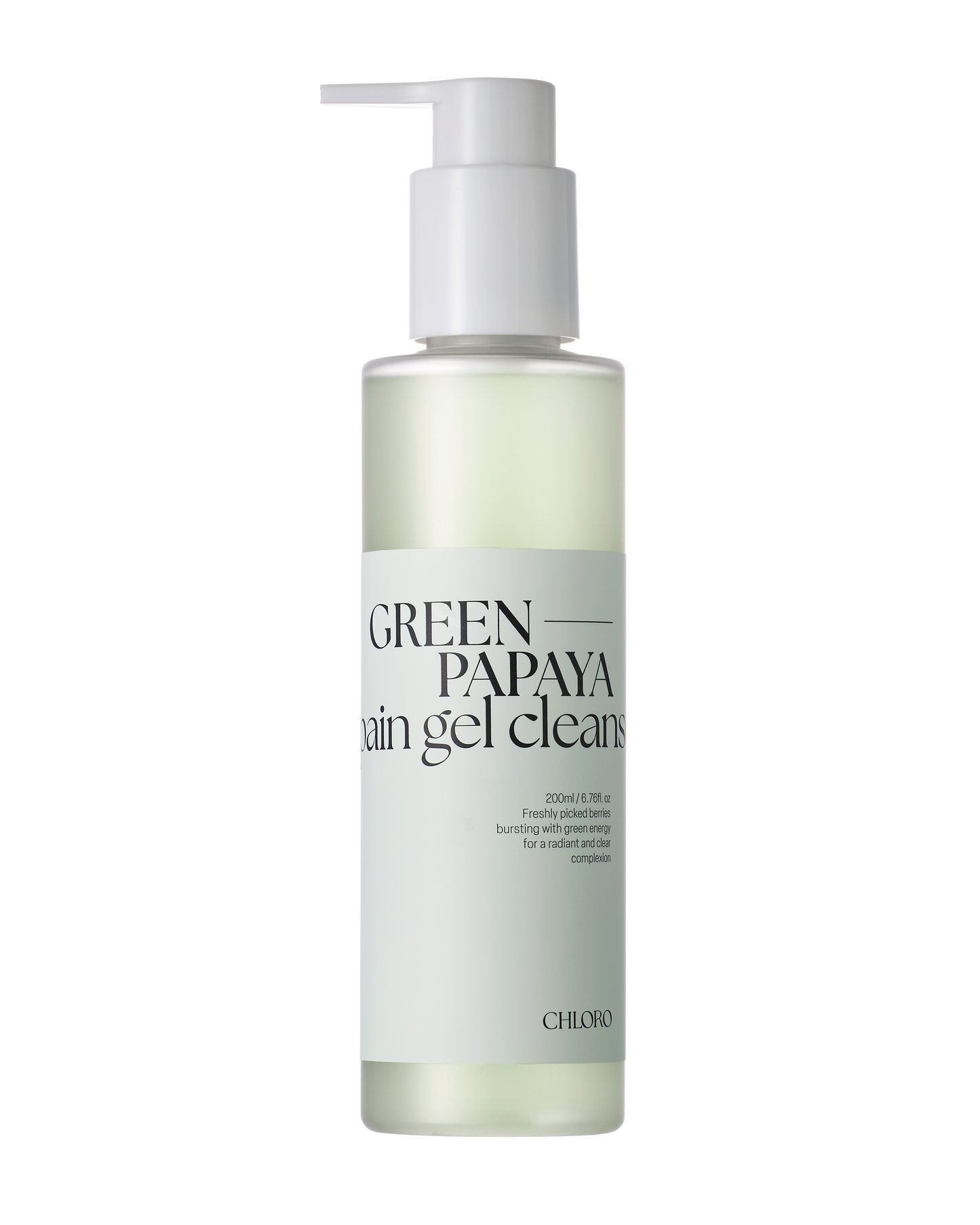 Chloro Green Papaya Papain Gel Cleanser – Korean skincare gel cleanser with papaya enzymes for gentle exfoliation, part of K-beauty routine. Beautifulsmile cosmetics UK