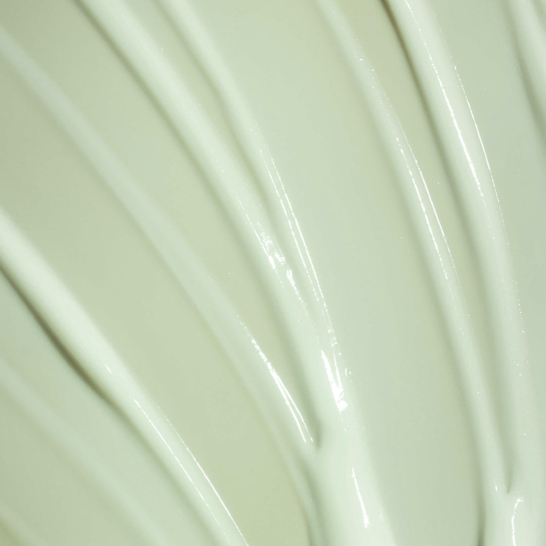 Chloro Green Okra Amino 5 Cream in a calming skincare flatlay – part of Korean night-time moisturizing routine. Beautifulsmile cosmetics UK