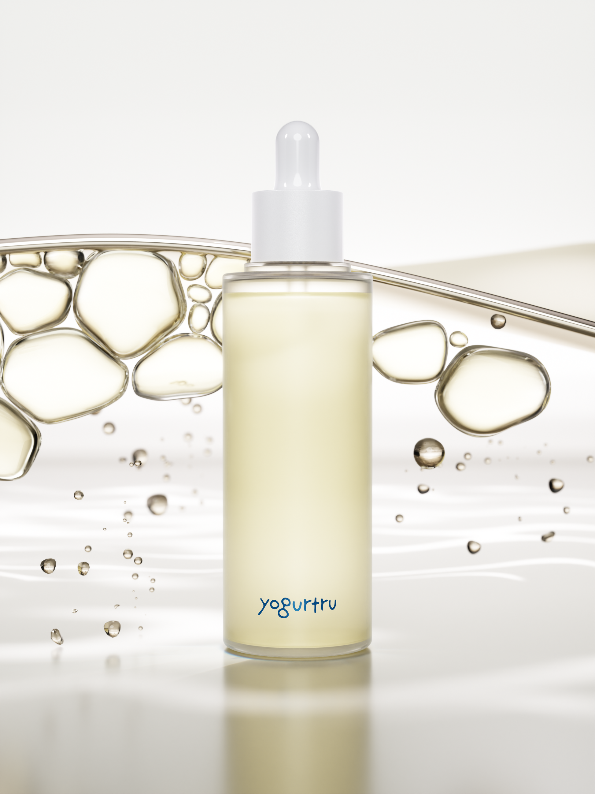 Yogurtru Whey Protein Serum delivers intensive moisture and firming care with fast-absorbing, silky texture.