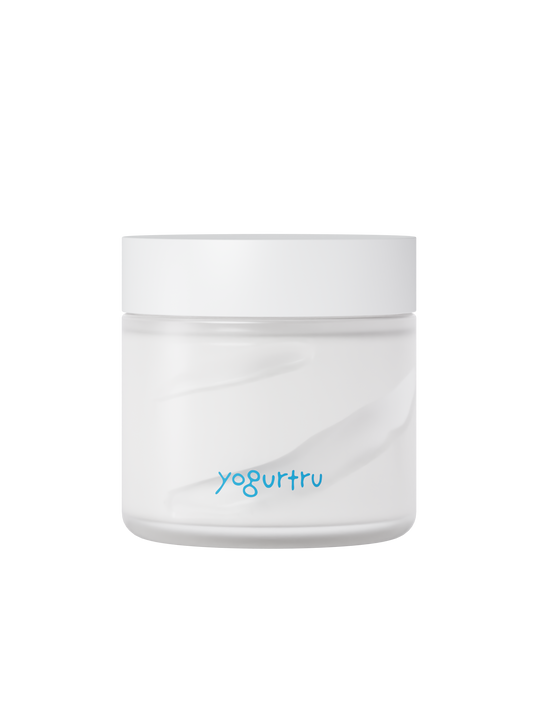 Yogurtru Hi Protein Cream deeply nourishes skin with protein-rich yogurt extract, leaving it smooth, firm, and hydrated.