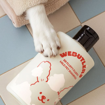 BB Fluffy Fluffy gentle shampoo for dogs and cats, with tear-free formula. Beautifulsmile cosmetics UK