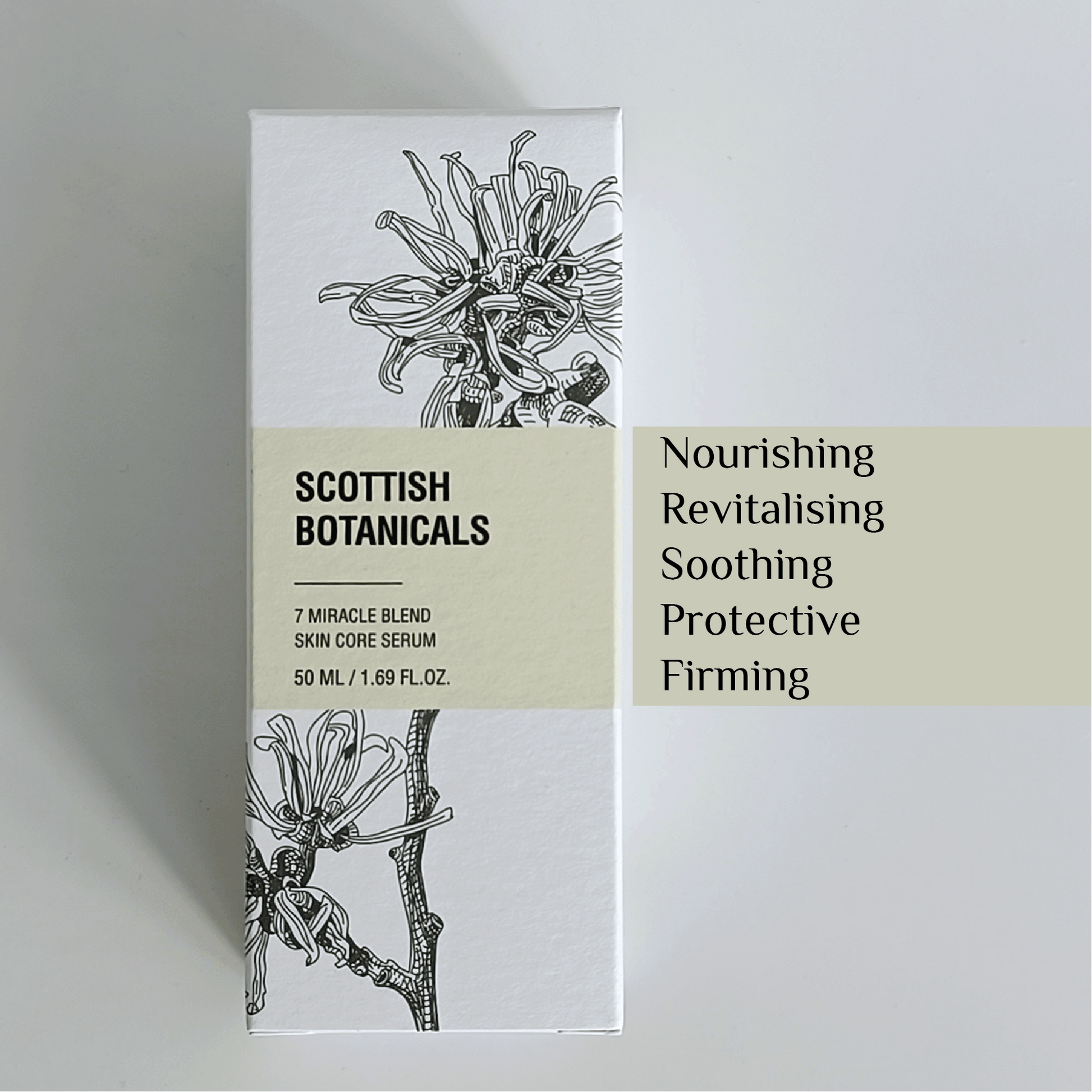 Scottish Botanicals 7 Miracle Blend serum for deep hydration and skin revitalisation