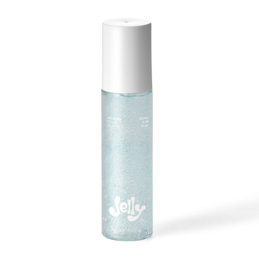 Jellaqua Cloudy Jelly Mist on vanity – K-beauty skincare essential for a quick skin pick-me-up anytime. Beautifulsmile cosmetics UK