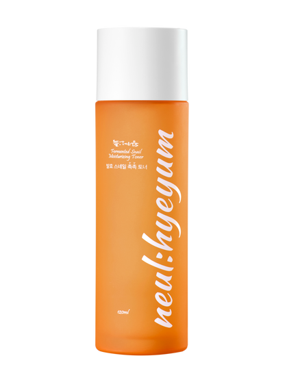 NEUL:HYEYUM Fermented Snail Moisturizing Toner – hydrating Korean skincare toner with fermented snail filtrate in a sleek bottle. Beautifulsmile cosmetics UK