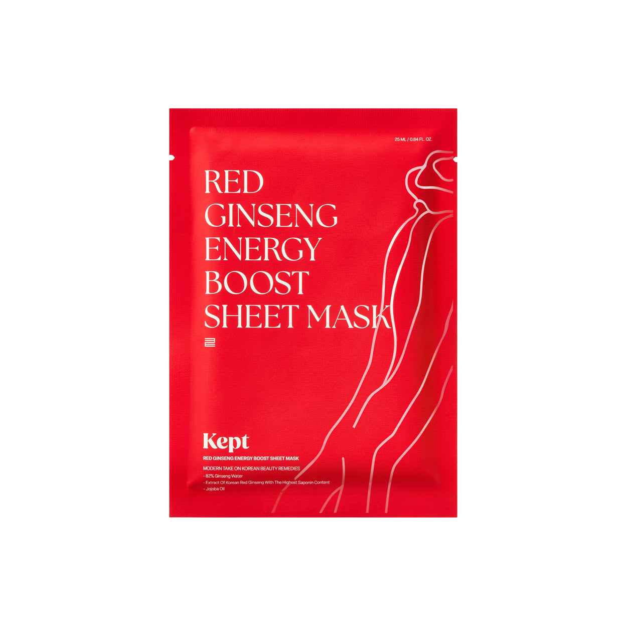 Red Ginseng Energy Boost Sheet Mask
