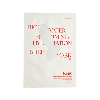 Close-up of Kept Sheet Mask texture – soft, serum-soaked fabric showing hydrating essence. Beautifulsmile cosmetics UK