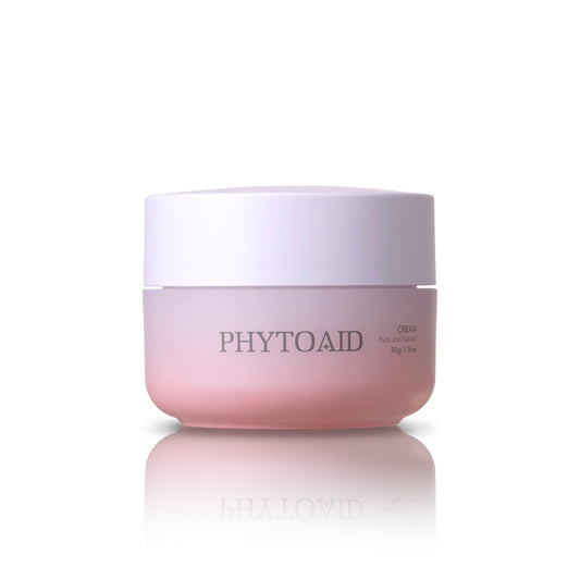 Phytoaid Plus Cream jar featuring goji berry and apple extracts, nourishing Korean skincare. Beautifulsmile cosmetics UK