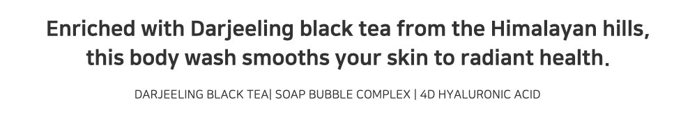 TCLEF BLACK TEA BODY WASH