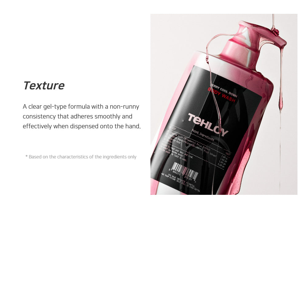 TEHLOY Berry Cool Down Body Wash