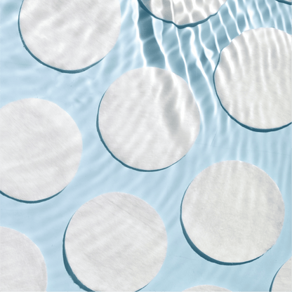 Minimalist skincare flat lay featuring Upper Seaweed Balancing Water Essence