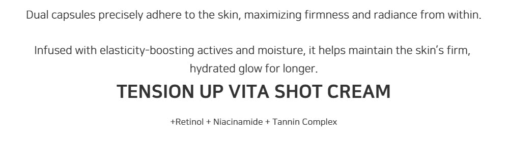VITACAPTURE Tension Up Vita Shot Cream
