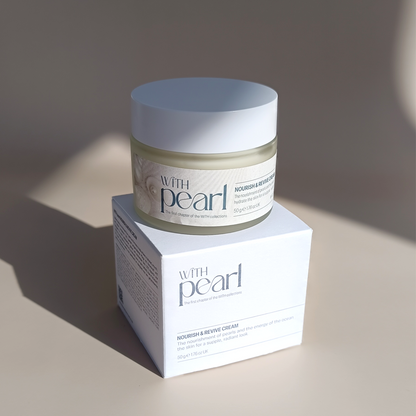 with pearl nourish & revive cream