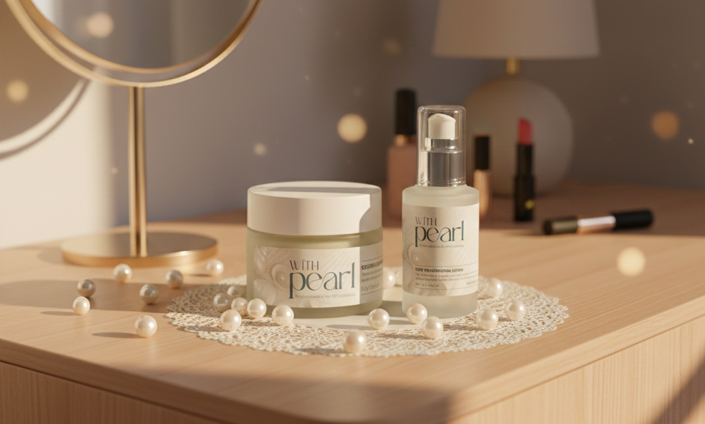 with pearl skincare